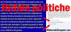 bufale politiche