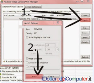 emulatore android 5