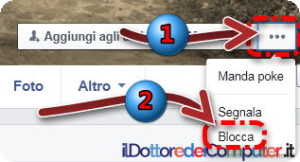 bloccare contatti facebook