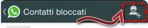 bloccare contatto whatsapp