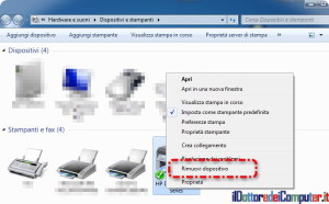 reinstallare la stampante