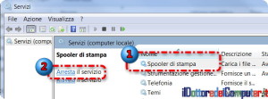 reinstallare la stampante