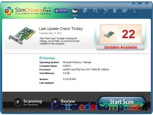 Aggiornare i Driver del PC gratuitamente