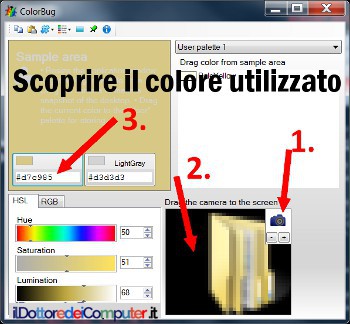 Scoprire il Colore Visualizzato sul Monitor