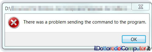 Excel: “Errore durante l’invio del comando al programma”