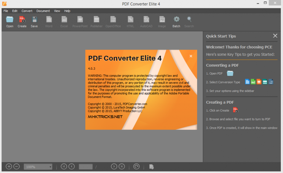 Converti PDF in Word, Excel, Autocad