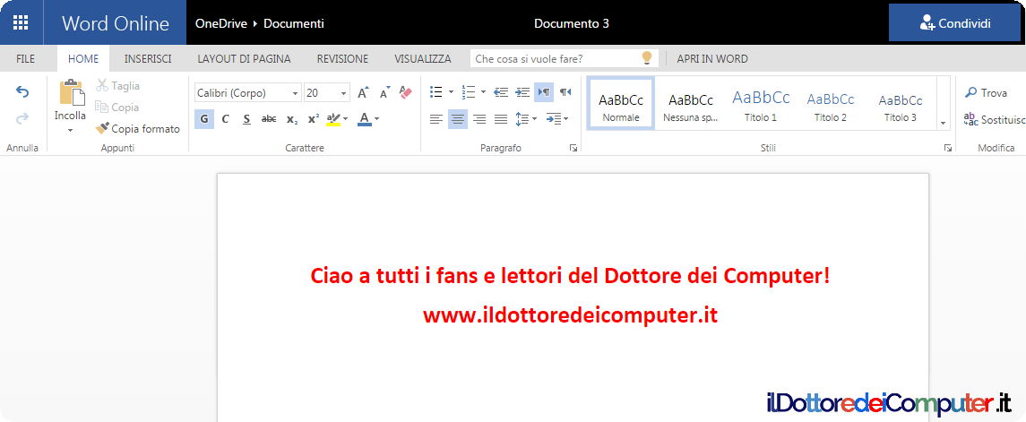 Office Gratuito, Utilizzalo Ora!