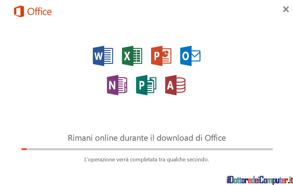 Office 2016 installato con Office 365