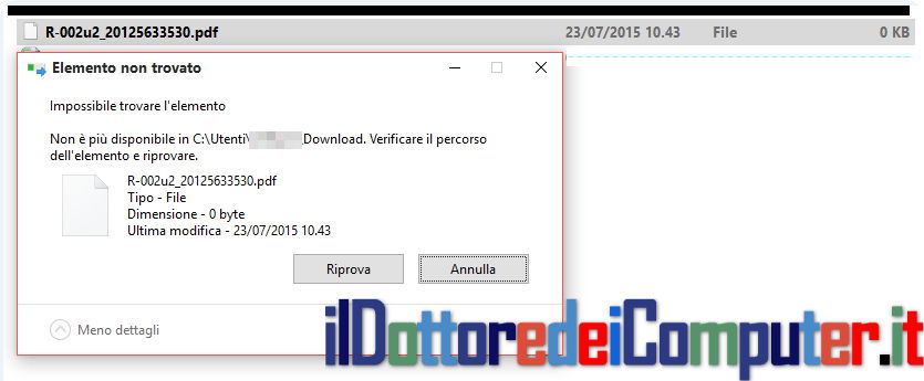 Impossibile Eliminare File ? Ora non più…