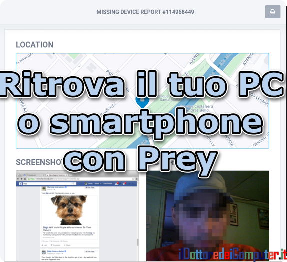 Antifurto gratuito per PC e smartphone