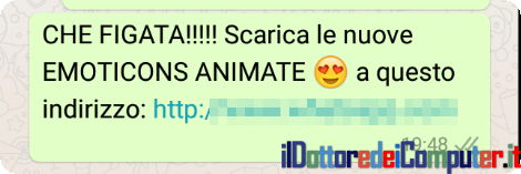 WhatsApp Emoticons Animate e altri malware