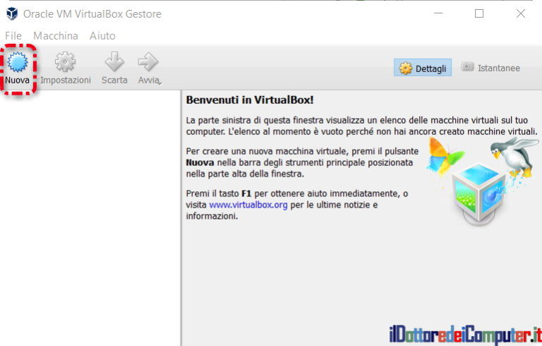Utilizzare un altro Sistema Operativo con Virtual Box