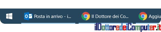 Rimpicciolire la Barra delle Applicazioni in Windows 10