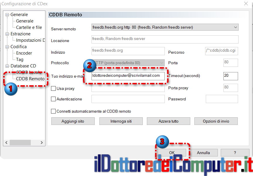 Convertire le tracce di un CD in file MP3