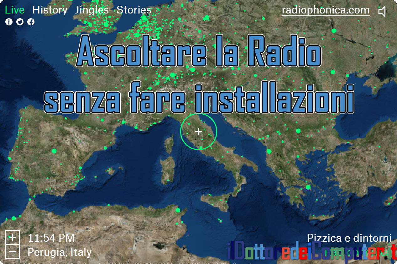 Ascoltare la Radio senza fare installazioni