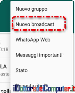 Organizzare una Cena con WhatsApp