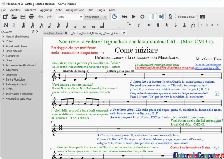 Software per Spartiti Musicali