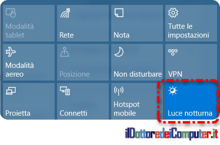 Come Attivare “Luce Notturna” e dormire bene
