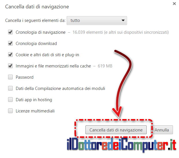 Come Cancellare la Cronologia