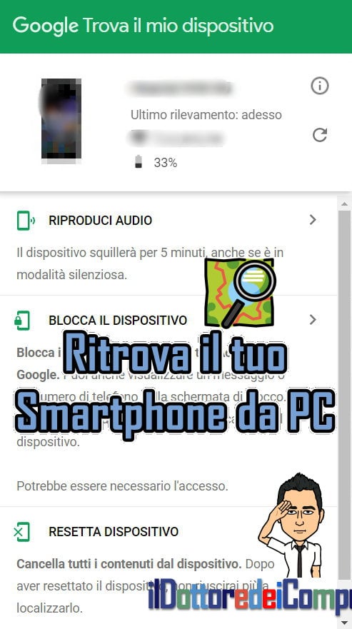 Hai Smarrito uno Smartphone (o Tablet) Android? Ecco come Localizzarlo e Bloccarlo