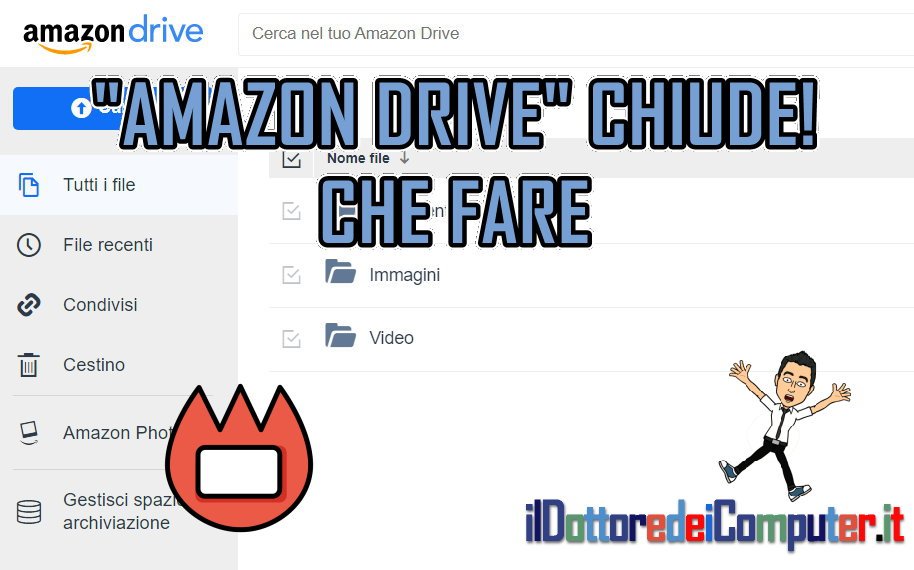Amazon Drive CHIUDE! (Come fare per non perdere nulla)