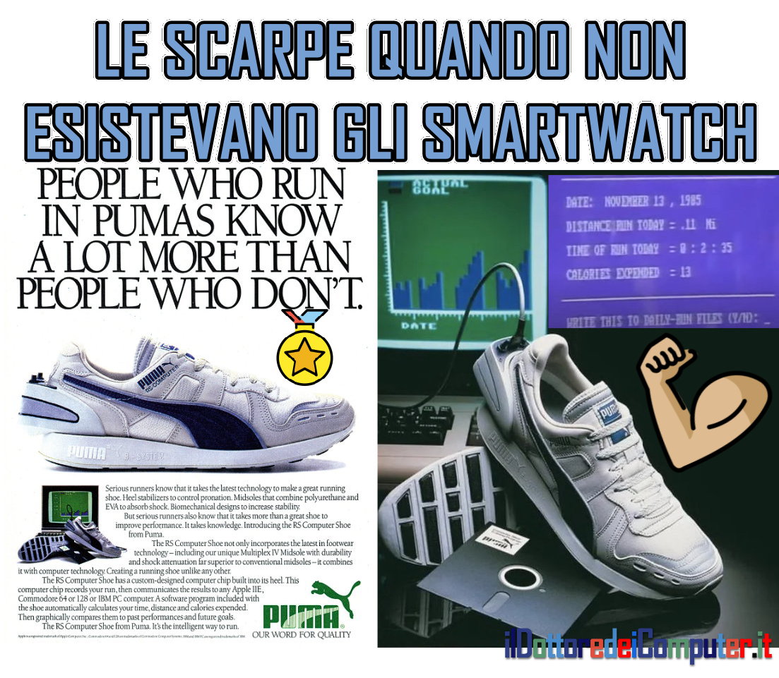 Le Scarpe quando Non esistevano gli Smartwatch👟👨‍💻