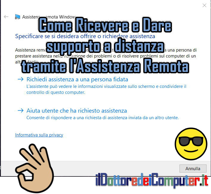 Come Dare E Ricevere Assistenza a Distanza sul PC con l’Assistenza Remota🧙🖥