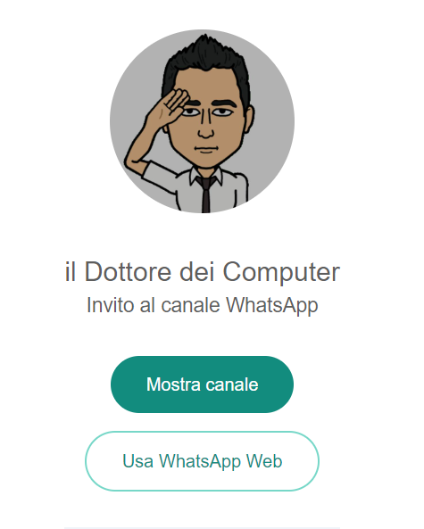 Novità! Seguitemi su WhatsApp e Instagram